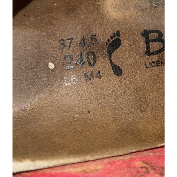 Birkenstock Betula Gizeh Birko-Flor Shiny Pink Sandals Thong Womens Size 6 - Picture 8 of 8